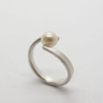 Goldschmiedekurs Ring mit Perle