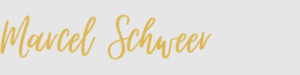 Inhaber und Goldschmied Marcel Schweer Schriftzug