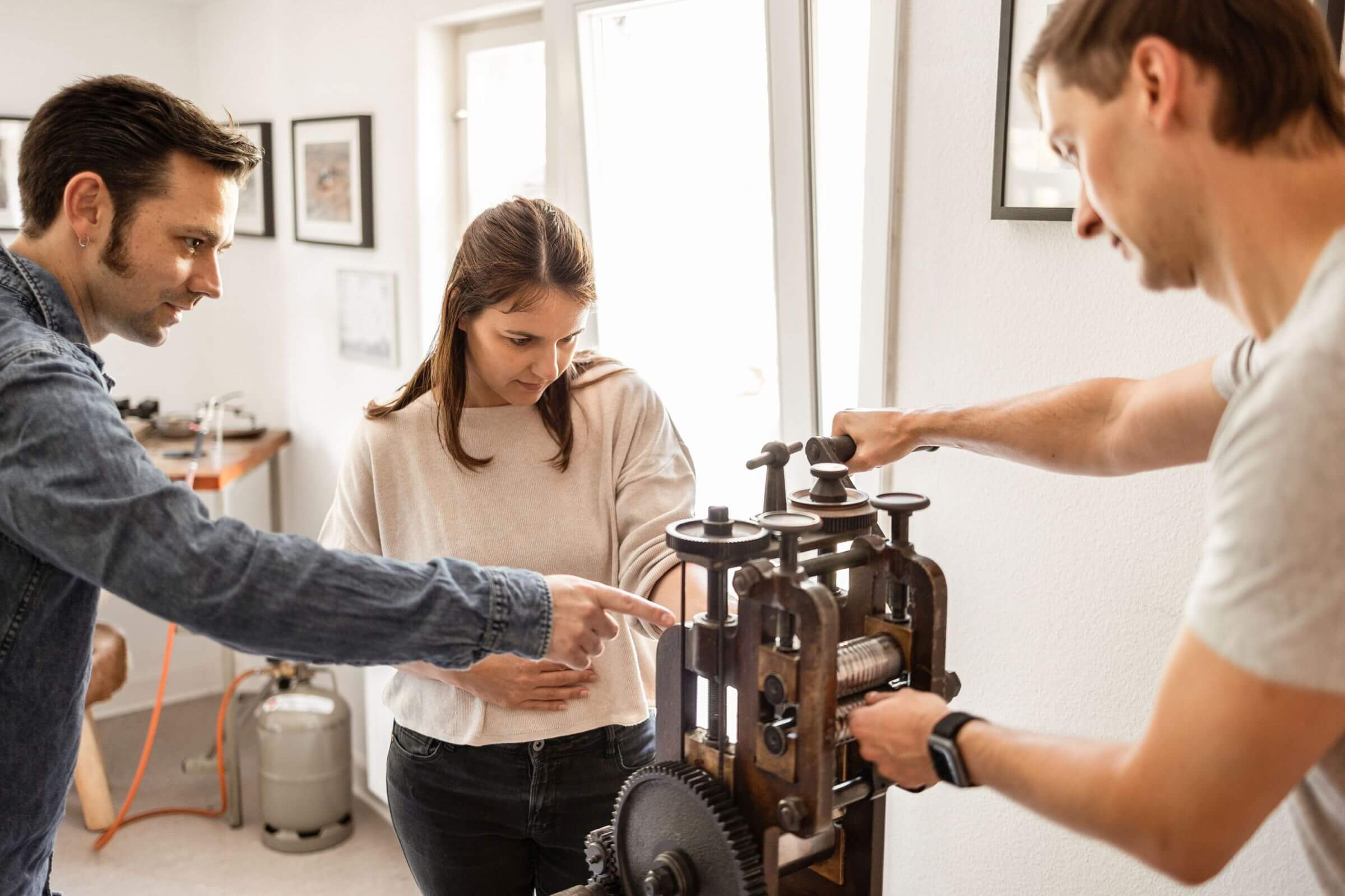 Goldschmiedekurse in der Goldschmiede im Hessenpark